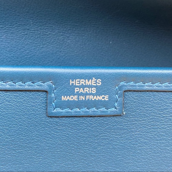 Hermes jige leather clutch bag - Picture 7 of 10